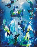 Christian Awe, "Luft", 2018, Acryl auf Leinwand