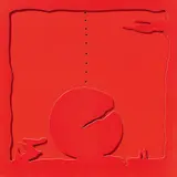 Lucio Fontana, Teatrino (rosso), 1968, Relief aus vier Lagen rot beschichteten Kartons