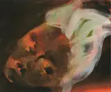 Leiko Ikemura, Face (M-07-15), 2007, Tempera auf Leinwand