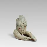 Leiko Ikemura, Katzeich, 2012, Terrakotta, partiell farbig gefasst