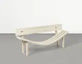 Jeppe Hein, Modified Social Bench, 2005, Pulverbeschichteter verzinkter Stahl