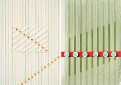 Tomma Abts, Konvolut von 2 Druckgrafiken, Jeweils: Farblithografie auf Bütten