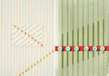 Tomma Abts, Konvolut von 2 Druckgrafiken, Jeweils: Farblithografie auf Bütten