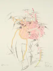 Jorinde Voigt, Situationsstudie IX, 2013, Ditone-Print auf leichtem Karton