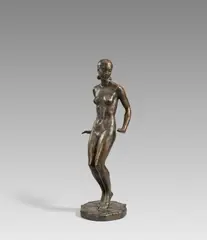 Tänzerin (Tanzende) by Fritz Klimsch, 1936 (Entwurf), Bronze, goldbraun patiniert, sold Dec 2025