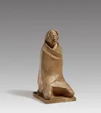 Ernst Barlach, Der Asket (Der Beter), 1925 (Entwurf), Gips, leicht getönt