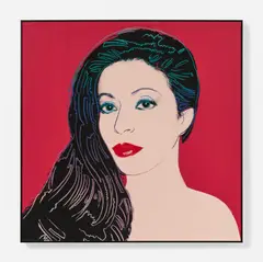 Andy Warhol, Beautiful Lady, 1984, Acryl auf Leinwand