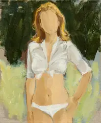 Gideon Rubin, Ohne Titel, 2016, Öl auf Leinwand