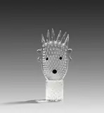 Kiki Kogelnik, "Tête en l'air", 1996, Muranoglas