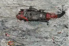 Sabine Moritz, Sea King I, 2007, Öl auf Leinwand