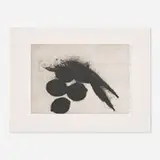 Donald Sultan, Black Tulips and Lemons, Nov. 28, 1986, 1986, aquatint on Arches Watercolor paper