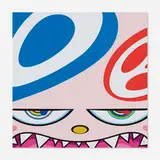 We Are the Square Jocular Clan by Takashi Murakami, 2018, offset lithograph in colors, sold Dec 2021