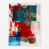 Robert Rauschenberg, Quarry, 1968, offset lithograph in colors
