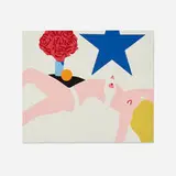 Tom Wesselmann, Great American Nude for Banner, 1968, screenprint in colors