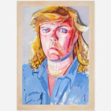 Don Bachardy, Portrait of Janine Smith, 1987, acrylic on canvas