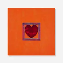 JC by Billy Al Bengston, 2000, acrylic on plywood, sold Dec 2021