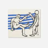 Alexander Calder, Untitled (from The Sacrilege of Alan Kent portfolio), 1976, aquatint in colors