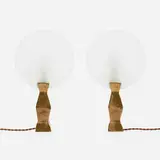 Elizabeth Garouste and Mattia Bonetti, Lune table lamps, pair