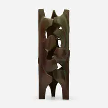 Malcolm Leland, Floor sconce, cast bronze