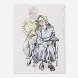 Paula Rego, Mother and Daughter, 1997, screenprint in 8 colors