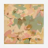 Eugenia Sumiye Okoshi, Pink and Green Abstraction