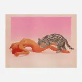 Mel Ramos, Ocelot, 1969, lithograph in colors