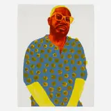 Adrian Armstrong, Untitled, 2021, ink, acrylic, flashe vinyl on paper