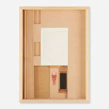 Cletus Johnson, A Pantry Theater for Joseph Cornell, 1975, mixed media