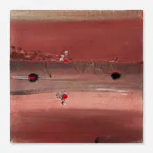 Merlin James, Canal, 2002-03, acrylic and mixed media on canvas