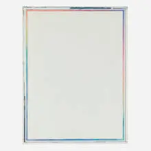 Ryan Wallace, Untitled (Tablet, Spectrum I), 2011, acrylic, sand, and glitter on canvas