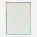 Ryan Wallace, Untitled (Tablet, Spectrum I), 2011, acrylic, sand, and glitter on canvas
