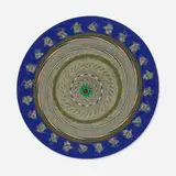 Stephen Dean, Target, uncoiled dartboard laid to foamcore