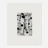 Richard Prince, Untitled (Two Nude Women in Supermarket Aisle), 2009, offset lithograph, vinyl sticker, graphite, collage on paper