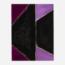 Lloyd Raymond Ney, Triangles, 1962, watercolor and acrylic on paper
