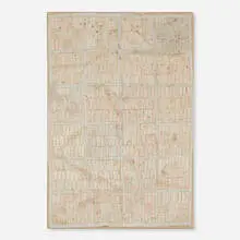 Untitled (Putztuch) by Helene Appel, 2008, oil and acrylic on canvas, sold Sep 2024