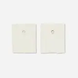 Benjamin Cottam, Yves Klein; Arshille Gorky (two works from the Dead Artists series), 2002-03, silverpoint on prepared paper