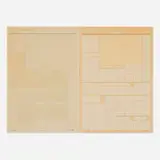 Isabel Nolan, 84 Days Later, 2005, collaged newsprint on newspaper