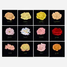 Julia Jacquette, Twelve Kinds of Rose, 1995, oil on panel in twelve parts