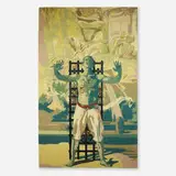 Matthew Benedict, San Lorenzo of Rome, c. 1993, gouache on paper