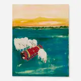 Amy Cutler, Out in the Meadow, 2000, Casein and flashe on panel