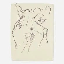 Joan Jonas, Body Drawing, 2007, ink on paper