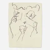 Joan Jonas, Body Drawing, 2007, ink on paper