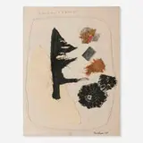 Louise Nevelson, Untitled, 1983, mixed media collage on paper board
