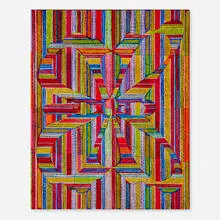 Chip Hughes, Fly Lie, 2017, oil on fabric