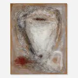 Hanna Eshel, #47 Femme, 1964, oil on burlap