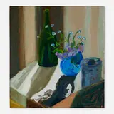 Adelie Landis Bischoff, Still Life, 1967, oil on Masonite