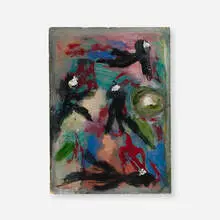 Barnett Newman, Untitled #1, c. 1945, oil on paper