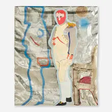 Larry Rivers, The Greatest Homosexual (from the Banners group edition), 1970, mixed media on canvas