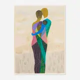 Marcy Hermansader, Overlook, 2021, etching, crayon, colored pencil and graphite on Arches