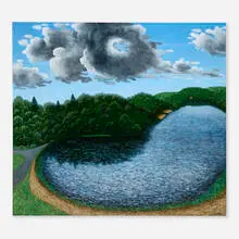 Scott Kahn, Cedar Lake, 1988, oil on linen